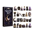 thumbnail image 2 of Witching Moon Advent Calendar Acrylic Hanging Ornament Set 24 Piece | Holiday Ornaments Set, Reusable, Suitable for Christmas Trees, Christmas Wreaths, Christmas Gift Packaging Accessories, and Walls, 2 of 6