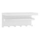 thumbnail image 2 of Estantería magnética para cocina | Estantería lateral multifuncional de frigorífico, plancha, blanca, 25x10x11,5cm | Soporte para papel de cocina, organizador de tarros de condimentos, ganchos, 2 of 6