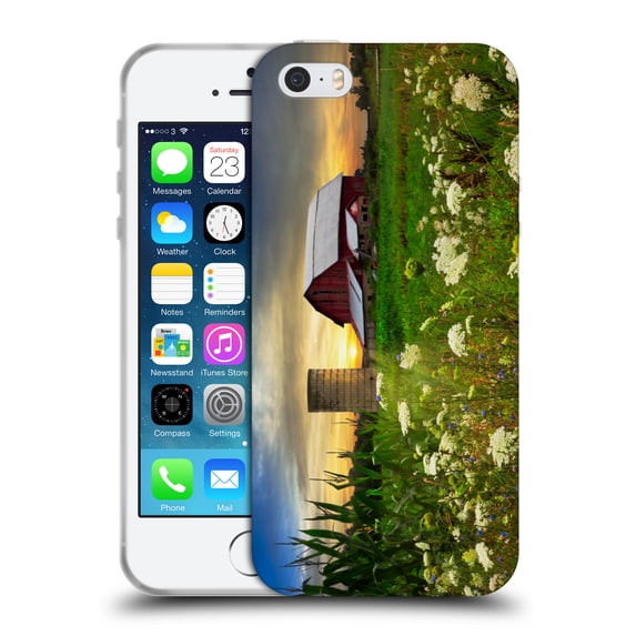 Head Case Designs Officially Licensed Celebrate Life Gallery Florals Sunset Lace Pastures Soft Gel Case Compatible with Apple iPhone 5 / 5s / iPhone SE 2016