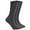 Dark Gray * 3, variant on 6 Pairs Men Dress Crew Socks Comfort Cotton Business Casual Socks Unisex Solid Breathable Workout Sport Athletic Socks "Black/Gray/Coffee/Navy/Khaki/Dark Gray, Size 7-9"