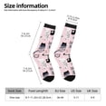 thumbnail image 2 of Fotbe Cat Pattern Long Socks for Men & Women – Breathable & Stretchy Compression Socks, Ideal for Running, Travel, and Everyday Wear Size 5-11, 2 of 6