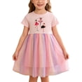 thumbnail image 2 of NAISIBABY Girls Tulle Dresses 6T, Short Sleeve Fashion Casual Crewneck Summer Party Birthday Dresses (2-8T), 2 of 9