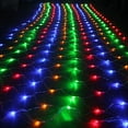 thumbnail image 2 of Mesh Net Lights Indoor Outdoor 5 FT x 5 FT Connectable Waterproof Christmas String Lights with 8 Modes Decorations for Christmas Xmas Tree Party Yard Bushes Garden Decor(Multicolor), 2 of 6