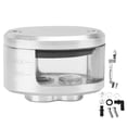 thumbnail image 1 of Motorcycle Front Brake Fluid Reservoir CNC Aluminum Oil Cup Kit Fit for Suzuki GSXR 600 750 1000 1300(Silver ), 1 of 1