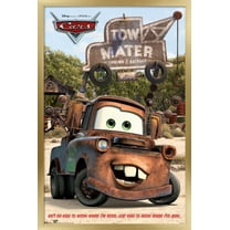 Disney Pixar Cars - Mater Wall Poster, 22.375" x 34", Framed