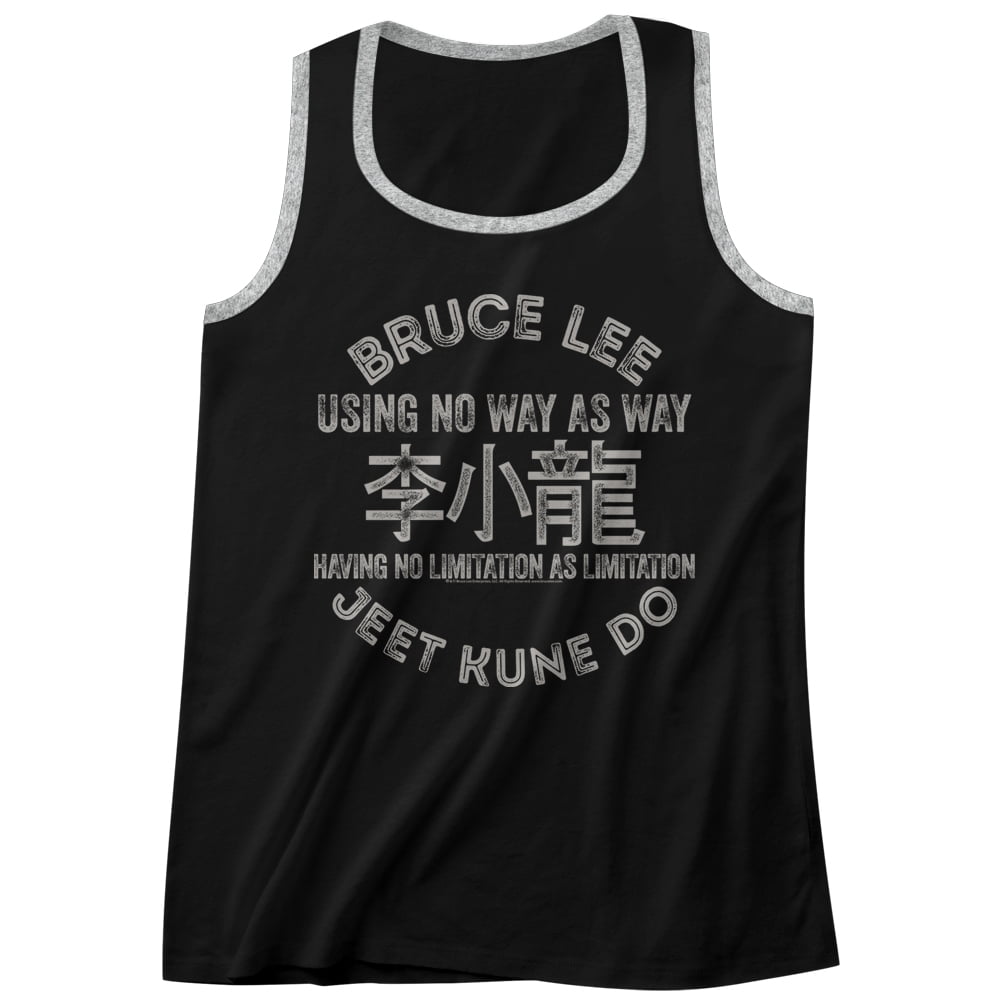 Black/Gray Heather American Classics Bruce Lee Symbols Tank Top 