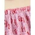 thumbnail image 4 of Suealasg Newborn Baby Girls Romper Long Sleeve Heart Print Bodysuit Smocked Jumpsuit with Headband Spring Valentine's Day Clothes 0-18 Months, 4 of 9