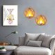 thumbnail image 4 of Candelabro de vela de pared de 2 uds para vela de pilar pequeño, portavelas de Metal decoraciones de pared para baño Patio decoración de sala de estar Ormromra 223338-3, 4 of 8