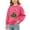 Hot Pink-05, variant on Sentuca Kids Girls Sweatshirts Cotton Long Sleeve Crewneck Pullover Tops Casual Cute Graphic Sweatshirts Size 1-2 Years