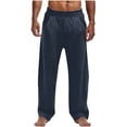 thumbnail image 2 of BLCHUNen Mens Sweatpants Drawstring Elatic Waist Fashion Active Wear Loose Casual Trousers with Hidden Pocket, 2 of 9