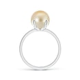 thumbnail image 2 of ANGARA Classic Solitaire Golden South Sea Cultured Pearl Ring in 14K White Gold for Women | June Birthstone, Birthday, Anniversary, Jewelry Gift for Women | Pearl Ring, 2 of 5