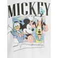 thumbnail image 2 of Mad Engine Mens White Mickey Mouse And Friends Graphic T-Shirt 3XL, 2 of 5