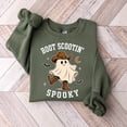 thumbnail image 3 of Boot Scootin Spooky Sweatshirt, Western Ghost Crewneck, Cowboy Halloween Sweatshirt, Country Halloween Gift, 3 of 5