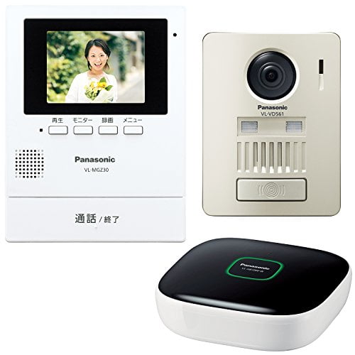 Panasonic Wireless TV door phone (monitor master unit + wireless entrance slave unit + home unit) VL-SGZ30K