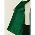 thumbnail image 5 of Abrigo Largo De Invierno Con Cuello Peter Pan Para Mujer Verde Solido M, 5 of 5