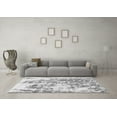 thumbnail image 3 of Ahgly Company Indoor Rectangle Abstract Gray Modern Area Rugs, 3' x 5', 3 of 4