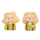 thumbnail image 1 of 2 Piezas Macetas de Cabeza Plantas de Interior Linda Maceta Colección de Resina Adorno Chica Maceta Cabeza Maceta de Resina Chica para Barra, 1 of 9