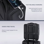 Verage Underseat Carry on Luggage with Spinner Wheels Suitcase Softside Lightweight Travel Bag