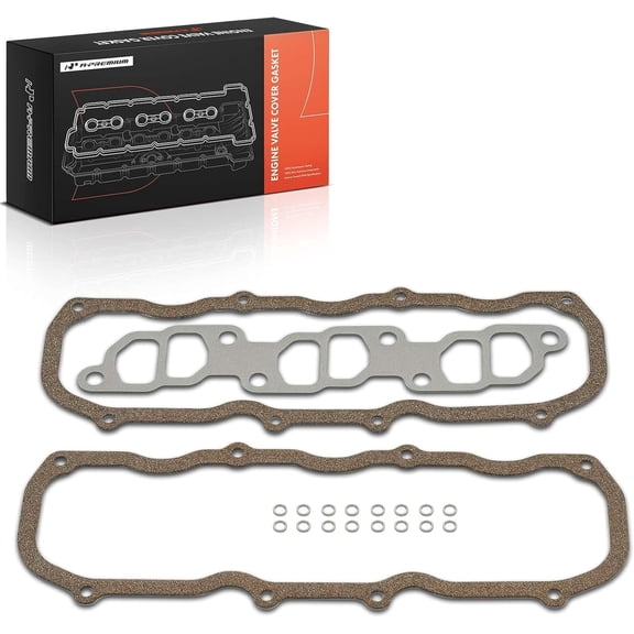 A-Premium Engine Valve Cover Gasket Set Compatible with Ford Explorer 1991-2000, Ranger 1990-2000, Aerostar 1990-1997 & Mazda B4000 1994-2000, Navajo 1991-1994, 4.0L