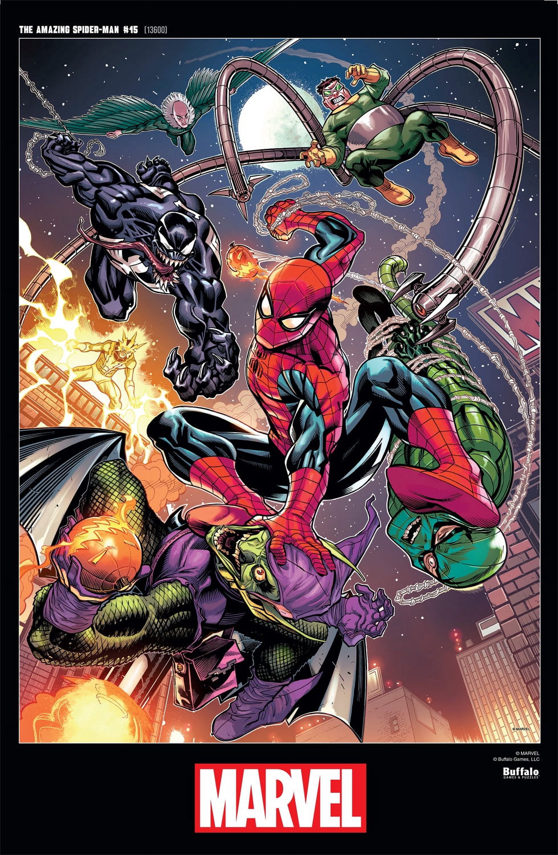 Buffalo Games 1000-Piece Marvel The Amazing Spider-man 15 Adult Interlocking Jigsaw Puzzle