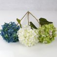 thumbnail image 5 of D-GROEE 3 Bouquet Fake Flowers Large Plants Artificial Silk Hydrangea Bush Wildflower Bouquet Rich Green Large Leaves Wedding Party Office Home Indoor Outdoor Decorations, 5 of 7