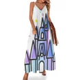 thumbnail image 2 of Magic Fairytale Princess Castle Kingdom Sleeveless Dress beach dress Aesthetic clothing Dress woman, 2 of 7