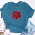 thumbnail image 5 of EcoLoom Red Melting Rose Garden Gardener Botanist Flowers Rose Short Sleeve Unisex T Shirt, 5 of 6