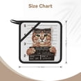 thumbnail image 3 of Disketp Cat Holding Mugshot Sign Pot Holders Kitchen Insulation Mats Heat Resistant Pot-Holder Oven Anti-Scald Pads for Cooking Baking, 7.1*7.1inch, 3 of 8