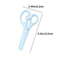 XEOVHV Preschool Training Scissors Kids Plastic Playdough Scissors