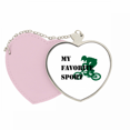 thumbnail image 1 of Como deportes Fitness equilibrado Cross Country Bolsa de viaje Mirror maquillaje corazón rosa, 1 of 4