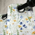 thumbnail image 3 of Ambesonne Nature Grommet Curtain, Poppies Daisies Rural, 50" x 120", Pale Green Yellow Blue, 3 of 6