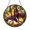 Acrylic 3.5 Inch, variant on Grape and Cheese Stained Glass Suncatcher Window Hanging Decor, Wine Vineyard Stained Glass Style Window Ornament, Rustic Dining Room Art Sun Catcher for Kitchen Window Decoration