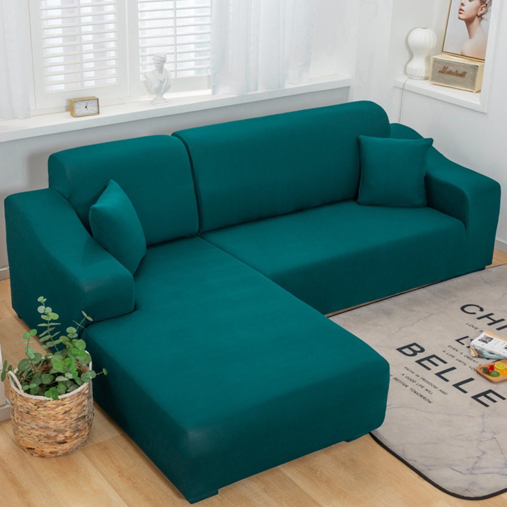 Teal Blue Leather Sofa Baci Living Room