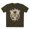 Army, variant on Butterfly shirt, Shirt with Butterfly, Tee Shirt with Antique Butterfly