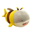 thumbnail image 1 of Blue Striped Soft Boar Toy Lying Pig Pig Large Doll, 1 of 5