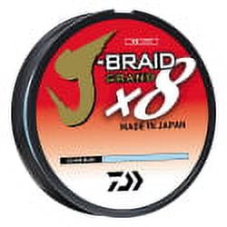 Daiwa J-Braid Grand x8 Fishing Line Island Blue 80Lb 300Yd - JBGD8U80-300IB