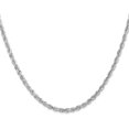 thumbnail image 2 of Solid 10k White Gold 3.2mm Diamond Cut Quadruple Rope Chain - 30", 2 of 8