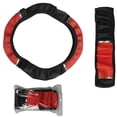 thumbnail image 2 of 38cm Car Steering Wheel Cover Auto Steering Wheel Braid On The Steering Wheel Cover Universal Car Accessories, 2 of 8