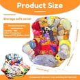 thumbnail image 2 of Funda de Almacenamiento de Animales de Peluche Transparente, Extra de 180 litros, Funda para Silla de puf de PVC Impermeable, con Cremallera, Bolsa de puf tapizado, Almacenamiento de Juguetes y, 2 of 16