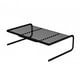 thumbnail image 4 of Soporte de malla metálica para monitor, caja de almacenamiento de escritorio de madera estable para cajas multimedia y TV. Negro medio, 4 of 7