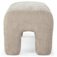 thumbnail image 3 of Safavieh Tamlyn Performance Wood and Fabric Bench in Light Brown, 3 of 9
