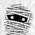 thumbnail image 2 of Popfunk Halloween Mummy Costume Women's Loose T-Shirt, White, 2X-Large, 2 of 3