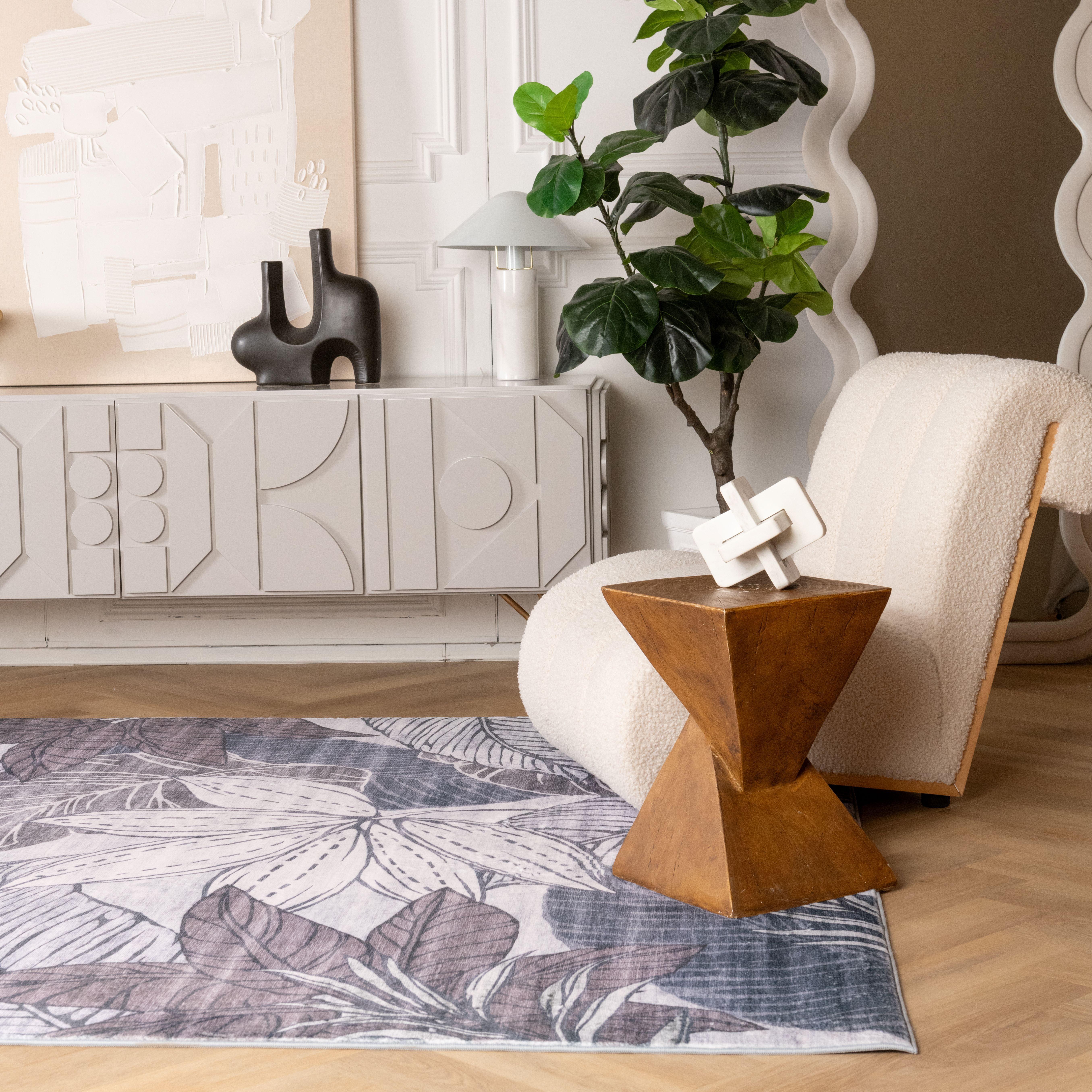 Rug Branch Modern Floral Indoor Area Rug