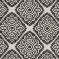 thumbnail image 4 of SAFAVIEH Linden Franco Damask Runner Rug, Light Grey/Charcoal, 2' x 8', 4 of 5