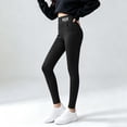 thumbnail image 5 of SBYOJLPB Women's Yoga Pants High-waisted Solid Color Casual Comfortable leggings with Pockets, 5 of 6