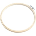 thumbnail image 3 of HUGFEGWE 1pc Quilting Kits Bracelet Kits Wood Bracelet DIY Embroidery Hoop Ring Embroidery Hoops 16 Inch Punch Needle Frame Piercing Kit Embroidery Circle Ribbon Wooden Embroidery UA824-18364, 3 of 9