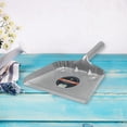 thumbnail image 3 of Behrens Portable Rectangular Galvanized Steel Corrugated Dustpan, Silver, 3 of 8