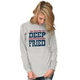 thumbnail image 4 of You Had Me At Deep Fried Southern Plus Size Long Sleeve Graphic Tee Shirt Brisco Brands 2X, 4 of 5
