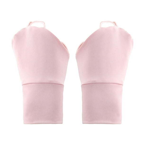 Guantes de verano con protección solar, cómodos y elásticos, ideales para viajes y conducción. Rosa