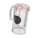 thumbnail image 5 of Jarra de nevera de jarra de agua, versátil transparente fácil de limpiar, hervidor de agua caliente fría de 2200 ml con tapa, té para Ronda de rosa, 5 of 8